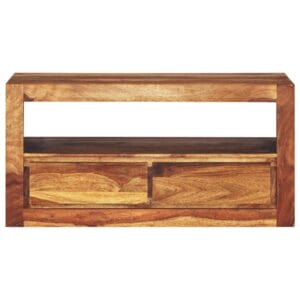 TV Cabinet Solid Sheesham Wood 80x30x40 cm