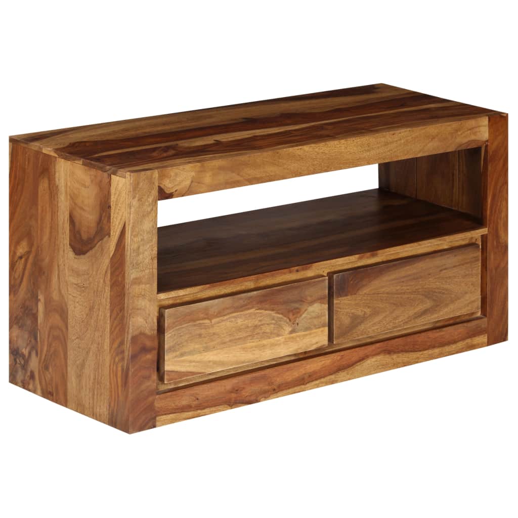 TV Cabinet Solid Sheesham Wood 80x30x40 cm