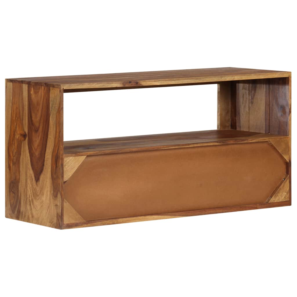 TV Cabinet Solid Sheesham Wood 80x30x40 cm