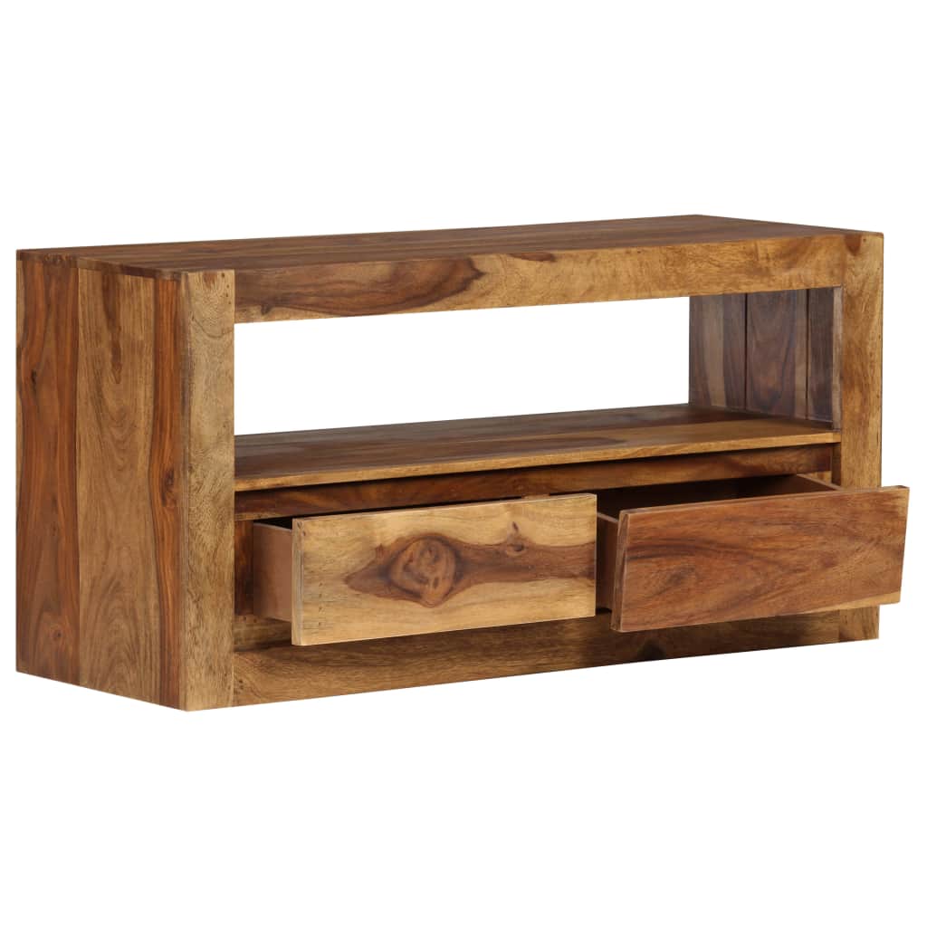 TV Cabinet Solid Sheesham Wood 80x30x40 cm