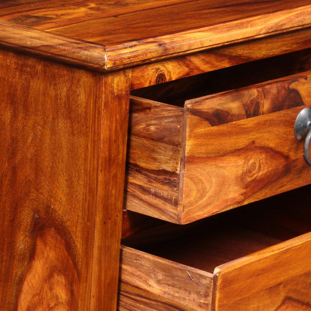 TV Cabinet Solid Sheesham Wood 90x30x40 cm