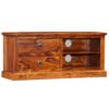 Indian Sheesham Wood TV Unit with 2 Drawers 90cm