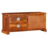 TV Cabinet Solid Sheesham Wood 90x30x40 cm