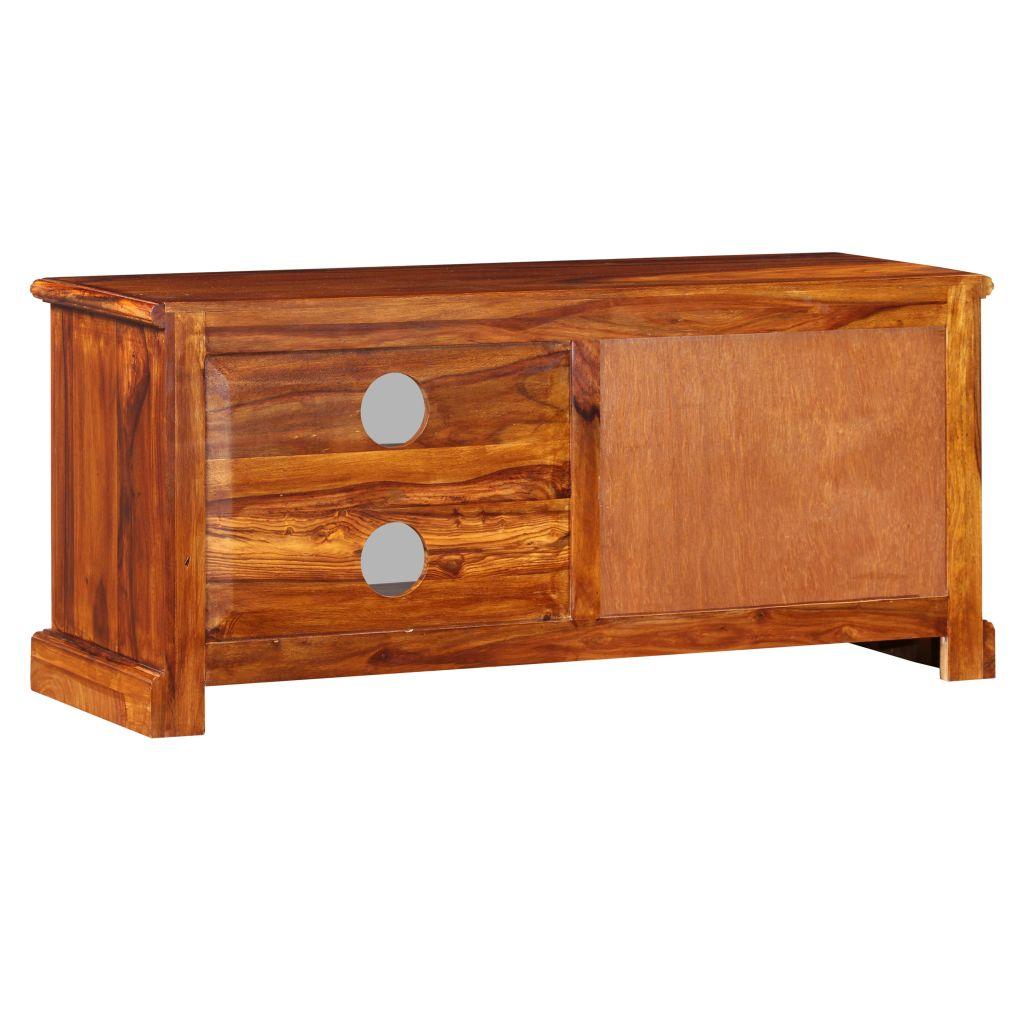TV Cabinet Solid Sheesham Wood 90x30x40 cm