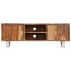 TV Cabinet Solid Sheesham Wood with Honey Finish 118x30x40 cm