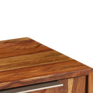 TV Cabinet Solid Sheesham Wood with Honey Finish 118x30x40 cm