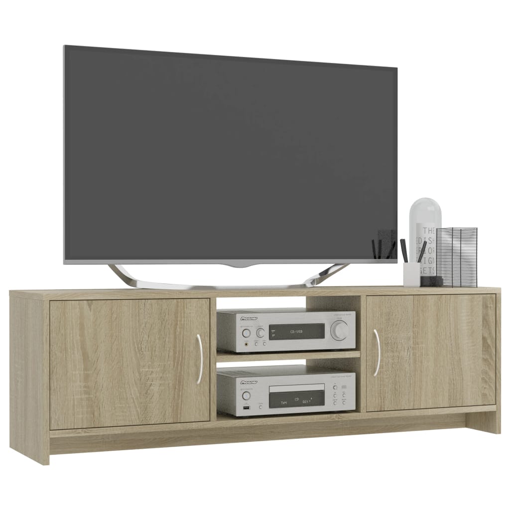 TV Cabinet Sonoma Oak 120x30x37.5 cm Chipboard