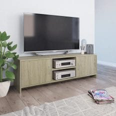 TV Unit Sonoma Oak 120cm Chipboard