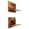 Wall Shelves 2 pcs 58x26x20 cm Solid Sheesham Wood
