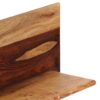 Wall Shelves 2 pcs 58x26x20 cm Solid Sheesham Wood