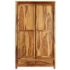 Wardrobe Solid Sheesham Wood 110x55x190 cm