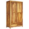 Wardrobe Solid Sheesham Wood 110x55x190 cm