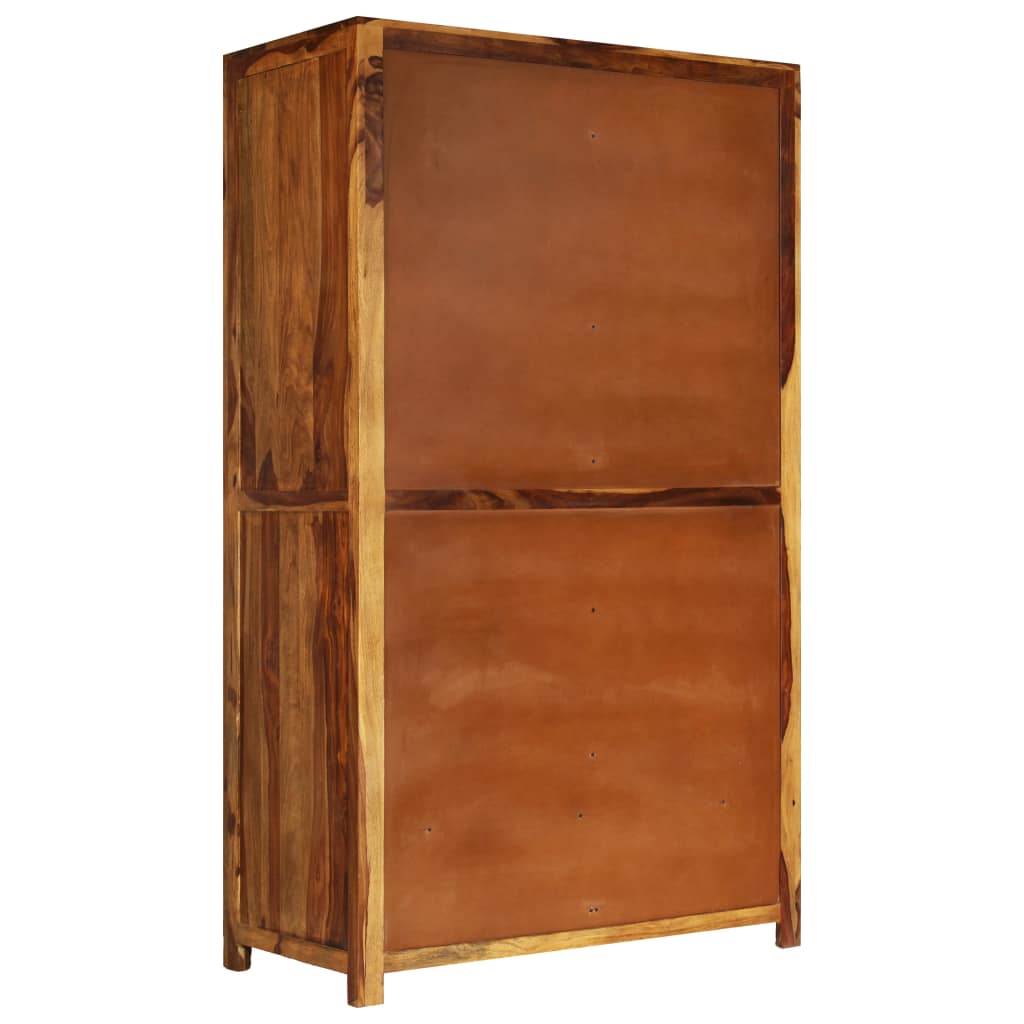Wardrobe Solid Sheesham Wood 110x55x190 cm