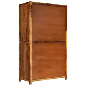 Wardrobe Solid Sheesham Wood 110x55x190 cm
