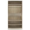 Wardrobe Sonoma Oak 100x50x200 cm Chipboard