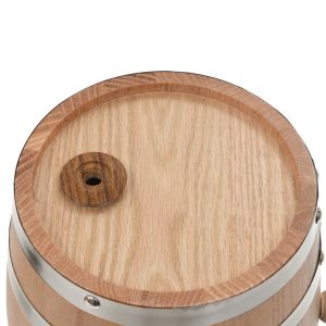 Wine Barrel With Tap Solid Oak Wood 6 L