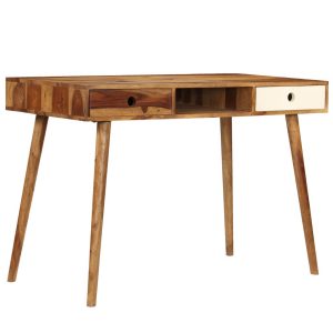 Writing Desk 110x55x76 cm Solid Sheesham Wood
