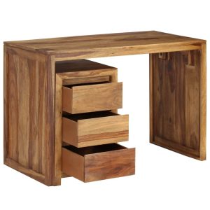 Writing Table Solid Sheesham Wood 110x55x76 cm