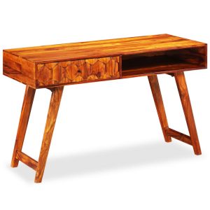 Writing Table Solid Sheesham Wood 118x50x76 cm