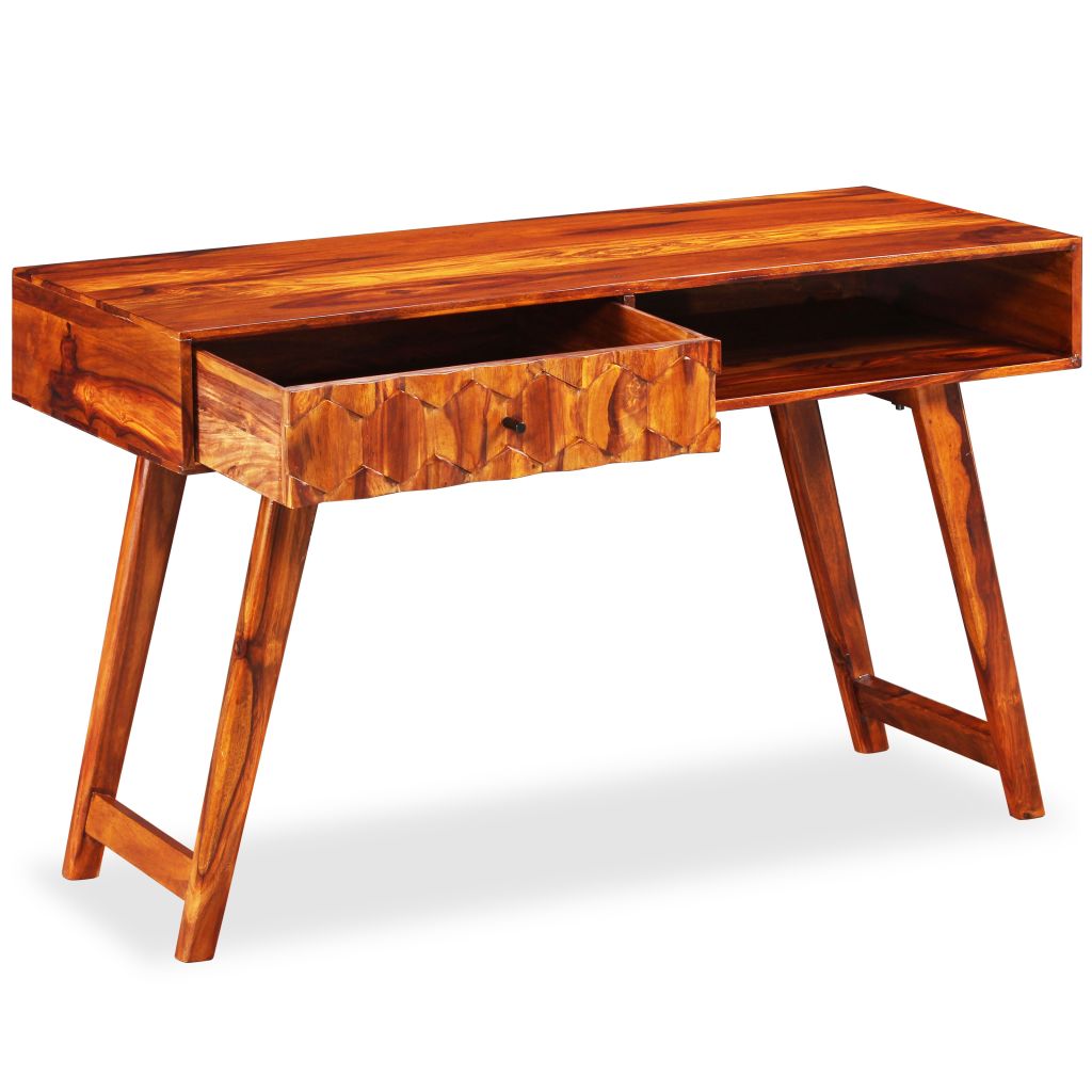 Writing Table Solid Sheesham Wood 118x50x76 cm