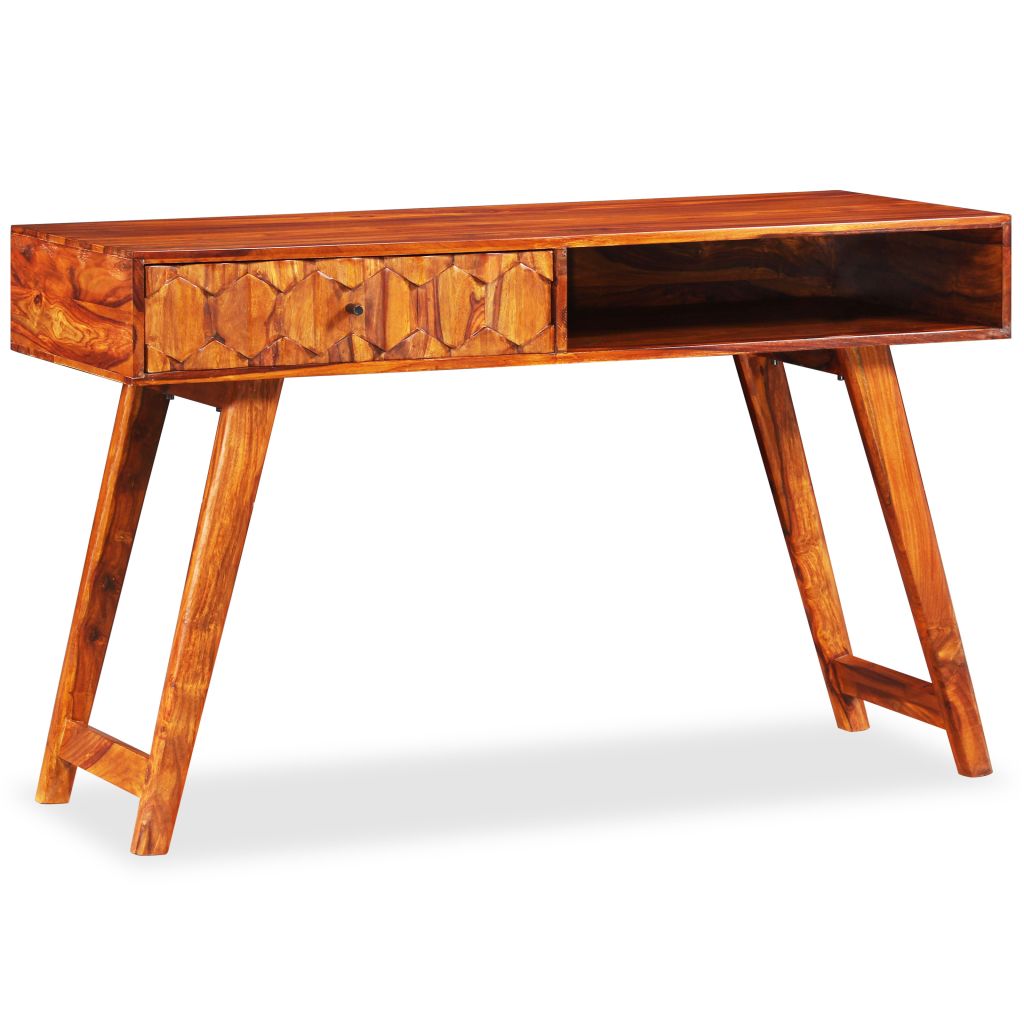 Writing Table Solid Sheesham Wood 118x50x76 cm