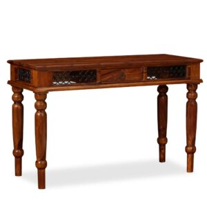 Writing Table Solid Sheesham Wood 120x50x76 cm