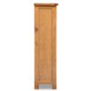 3-Tier Bookcase 70x22.5x82 cm Solid Oak Wood