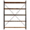 5-Tier Bookcase 180x30x140 cm Solid Reclaimed Wood