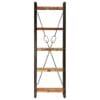 5-Tier Bookcase 60x30x180 cm Solid Reclaimed Wood