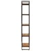 5-Tier Bookcase 60x30x180 cm Solid Reclaimed Wood