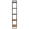 5-Tier Bookcase 60x30x180 cm Solid Reclaimed Wood