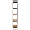 5-Tier Bookcase 90x30x180 cm Solid Reclaimed Wood