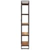 5-Tier Bookcase 90x30x180 cm Solid Reclaimed Wood
