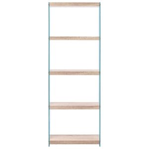 5-Tier Bookshelf Oak 60x29x167 cm MDF