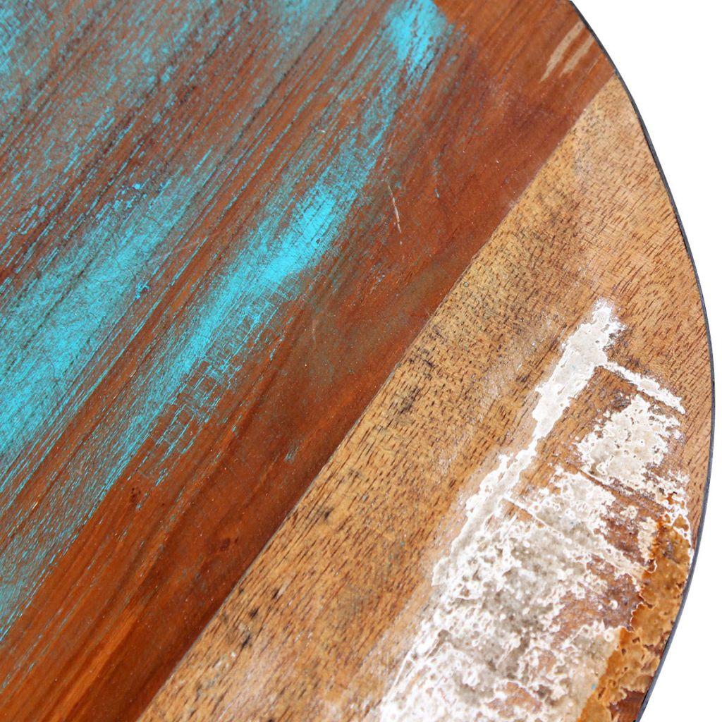 Aviator Stool Solid Reclaimed Wood 36x44 cm