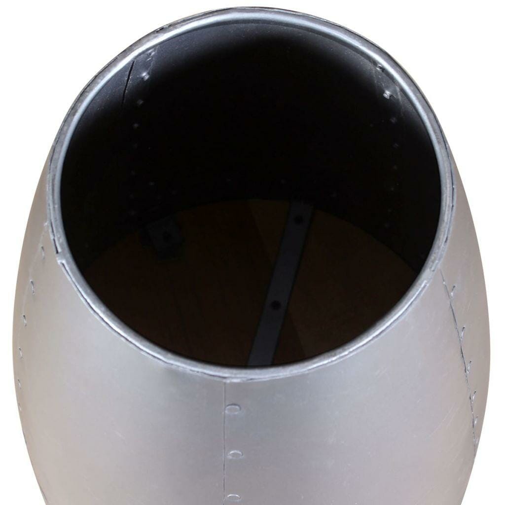 Aviator Stool Solid Reclaimed Wood 36x44 cm