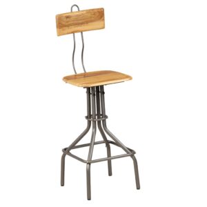 Bar Chairs 2 pcs Solid Reclaimed Teak 41x51x102 cm
