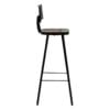 Bar Chairs 2 pcs Solid Reclaimed Wood Multicolour