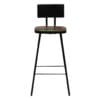 Bar Chairs 4 pcs Solid Reclaimed Wood Multicolour