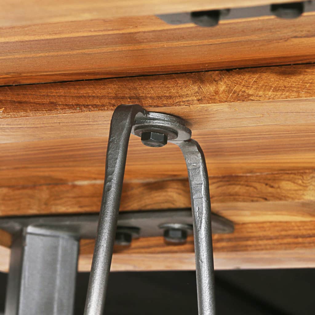 Bar Set 3 Pieces Solid Reclaimed Teak