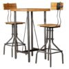Bar Set 3 Pieces Solid Reclaimed Teak