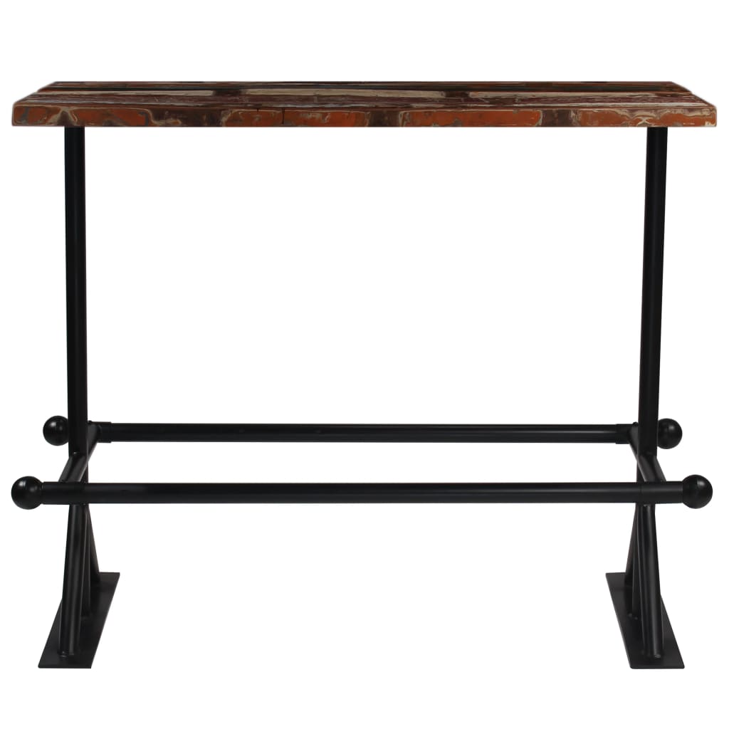 Bar Set 9 Piece Solid Reclaimed Wood Multicolour
