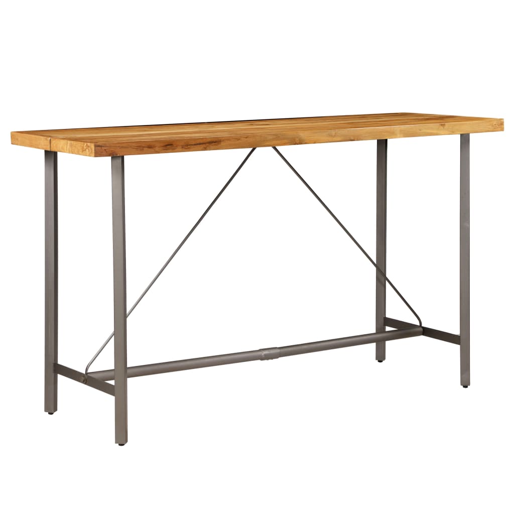 Bar Set 9 Pieces Solid Reclaimed Teak
