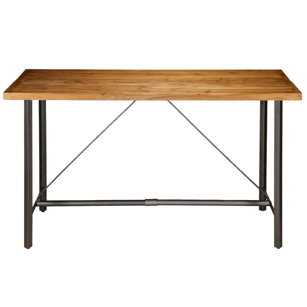 Bar Set 9 Pieces Solid Reclaimed Teak