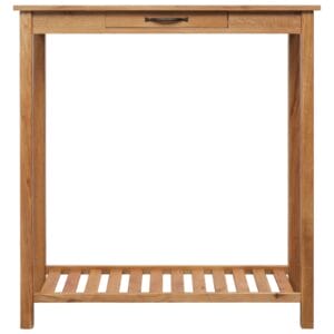 Bar Table 100x40x110 cm Solid Oak Wood