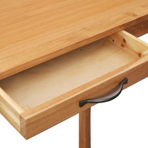 Bar Table 100X40X110 Cm Solid Oak Wood