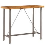 Bar Table Solid Reclaimed Teak 120x58x106 cm 2