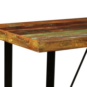 Bar Table Solid Reclaimed Wood 120x60x107 cm