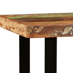 Bar Table Solid Reclaimed Wood 120x60x107 cm