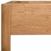 Bed Frame Solid Oak Wood 140x200 cm